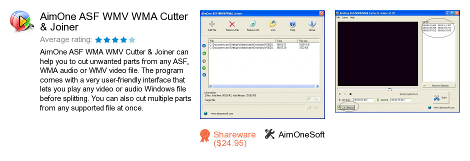 AimOne ASF WMV WMA Cutter & Joiner