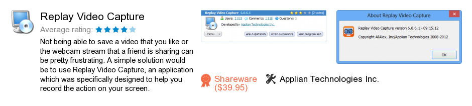 Replay Video Capture