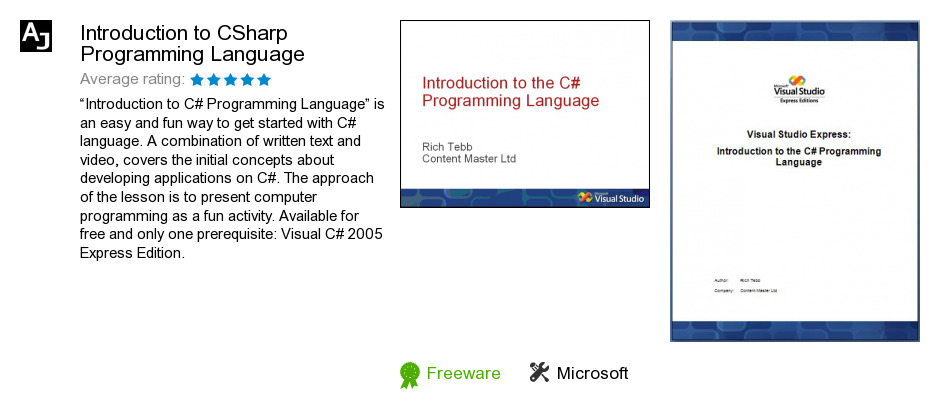 Introduction to CSharp Programming Language