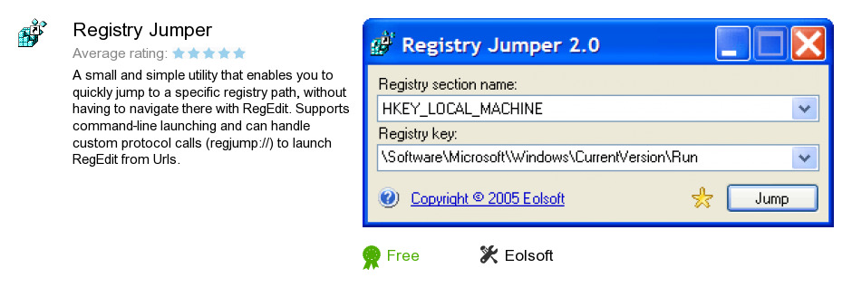Registry Jumper