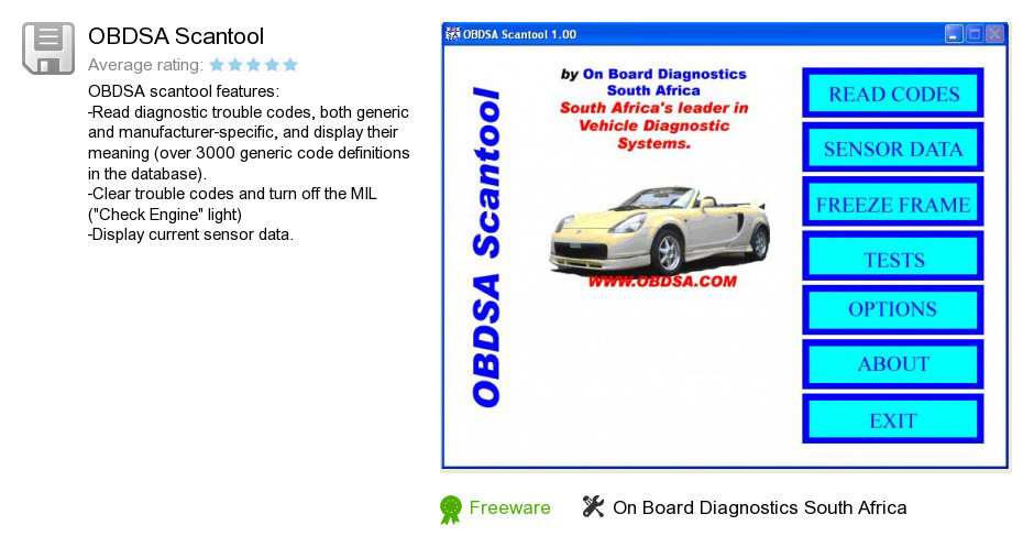 OBDSA Scantool