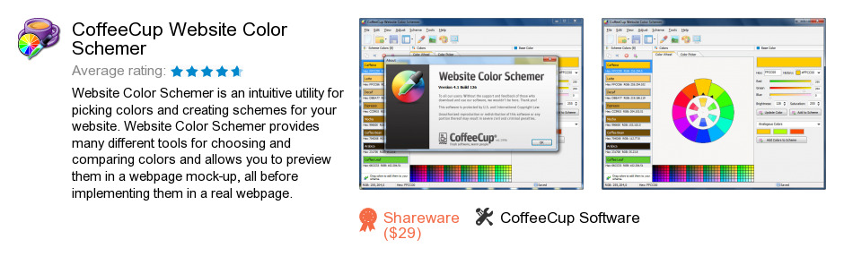 CoffeeCup Website Color Schemer