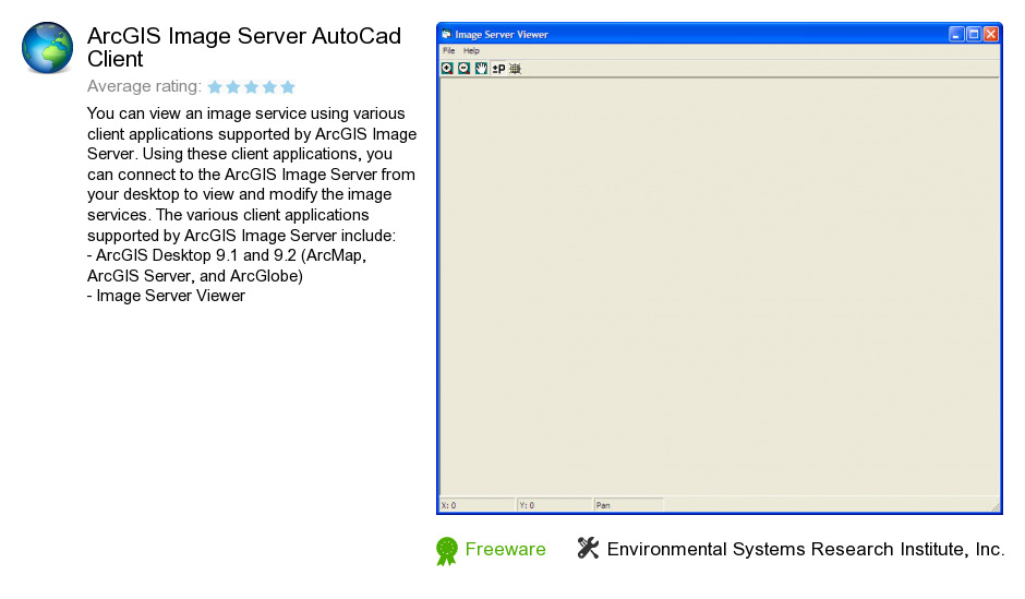 Free ArcGIS Image Server AutoCad Client Download: 15,697,147 bytes