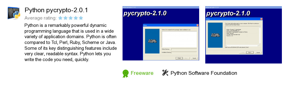 Python pycrypto-2.0.1