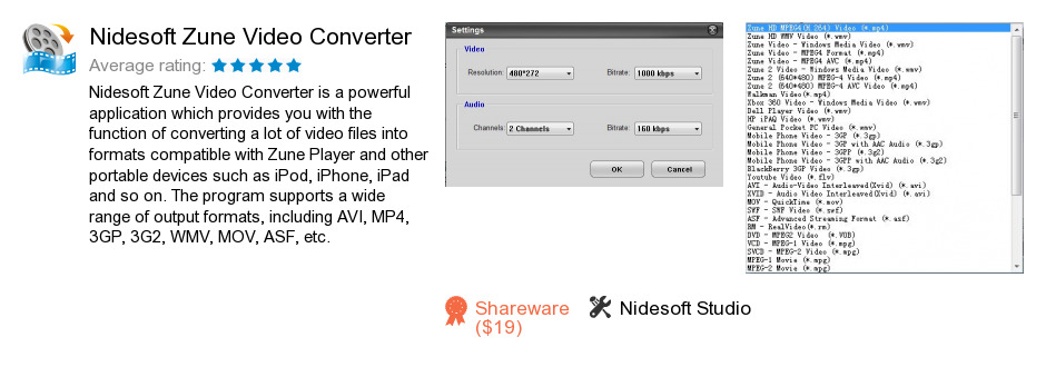 Nidesoft Zune Video Converter