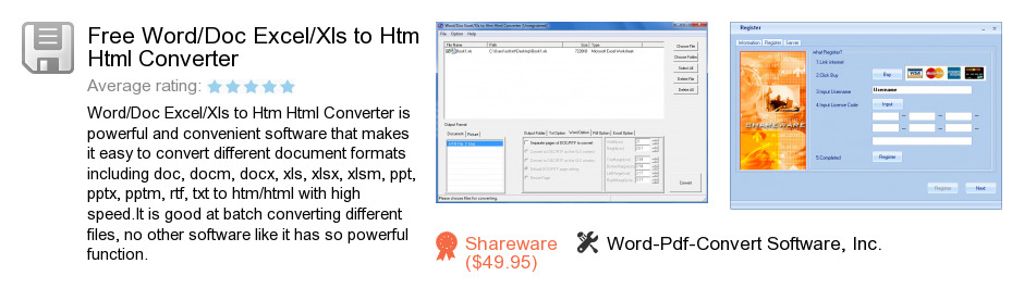 Free Word/Doc Excel/Xls to Htm Html Converter