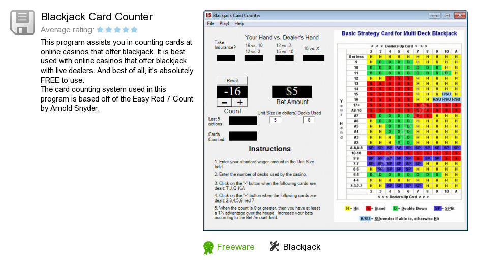 Blackjack Card Counter