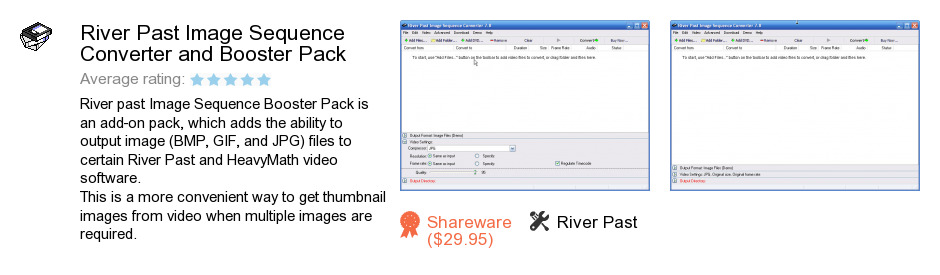 River Past Image Sequence Converter and Booster Pack