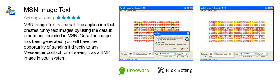MSN Image Text