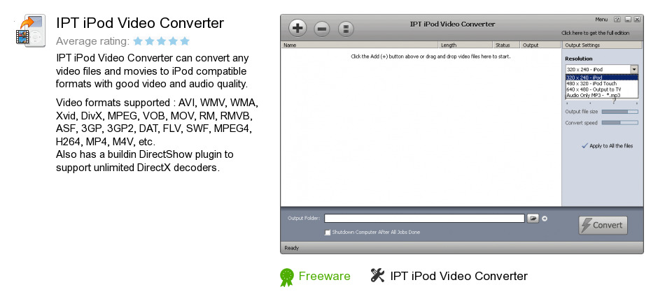 IPT iPod Video Converter
