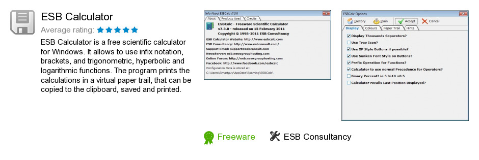 ESB Calculator