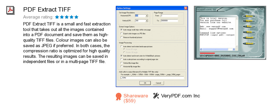 PDF Extract TIFF