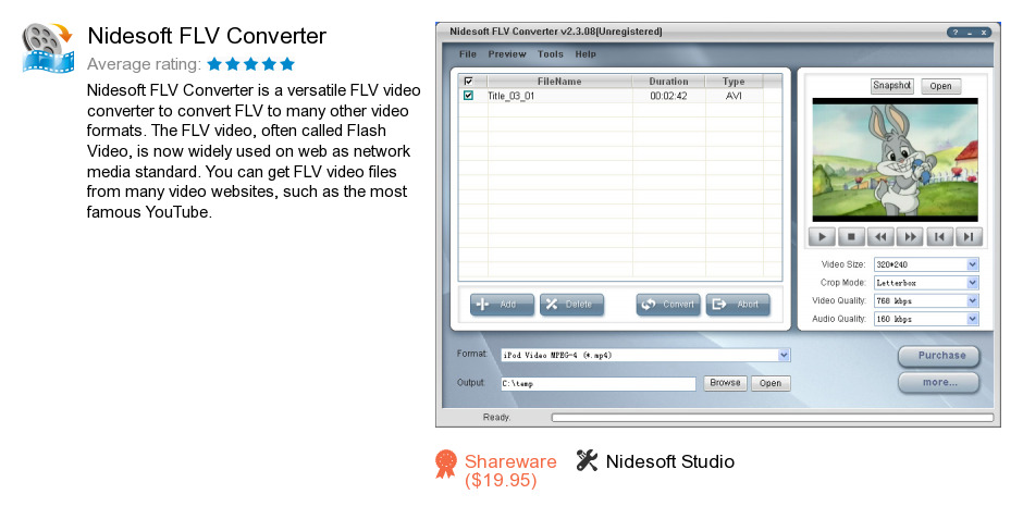 Nidesoft FLV Converter