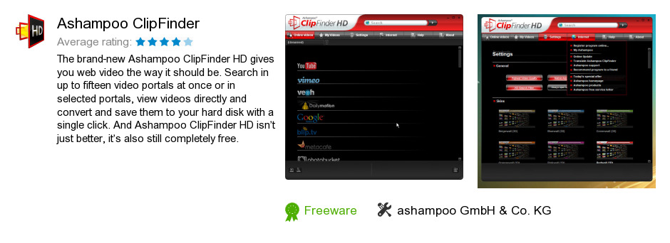 Ashampoo ClipFinder