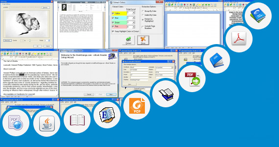 Software collection for Ebook Reader Emulator