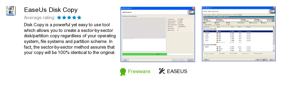 EaseUs Disk Copy