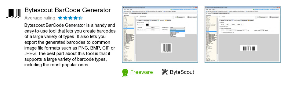 Bytescout BarCode Generator