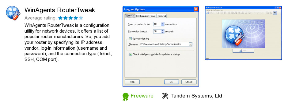 WinAgents RouterTweak