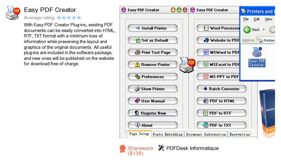 Easy PDF Creator