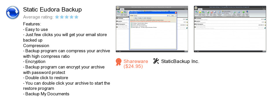 Static Eudora Backup
