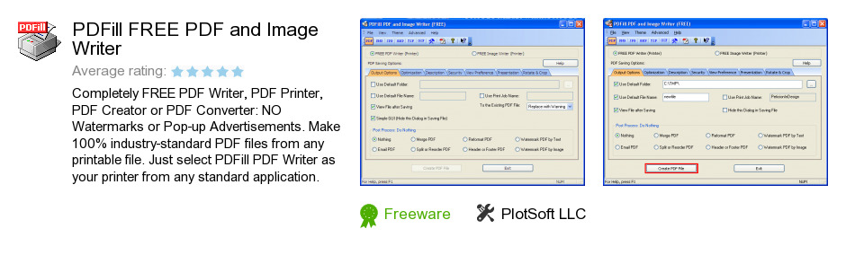 PDFill FREE PDF and Image Writer