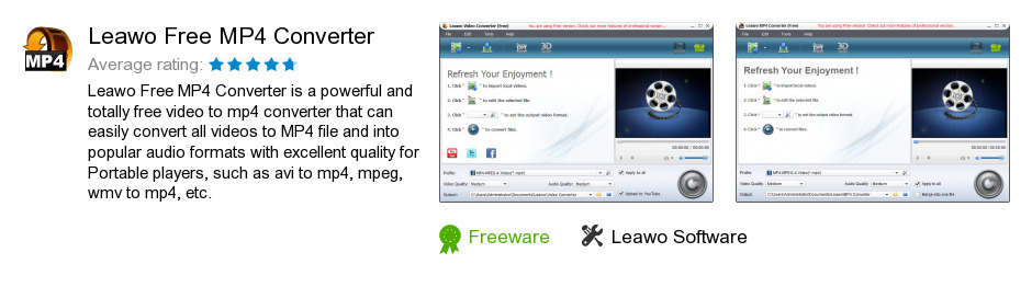 Leawo Free MP4 Converter