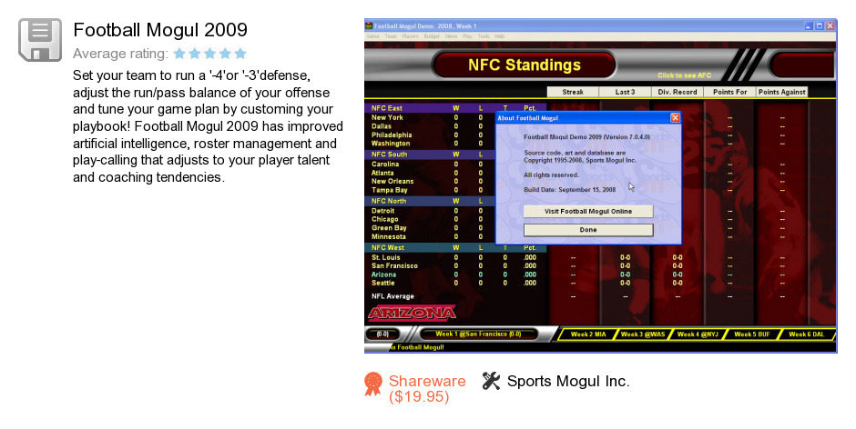 Football Mogul 2009