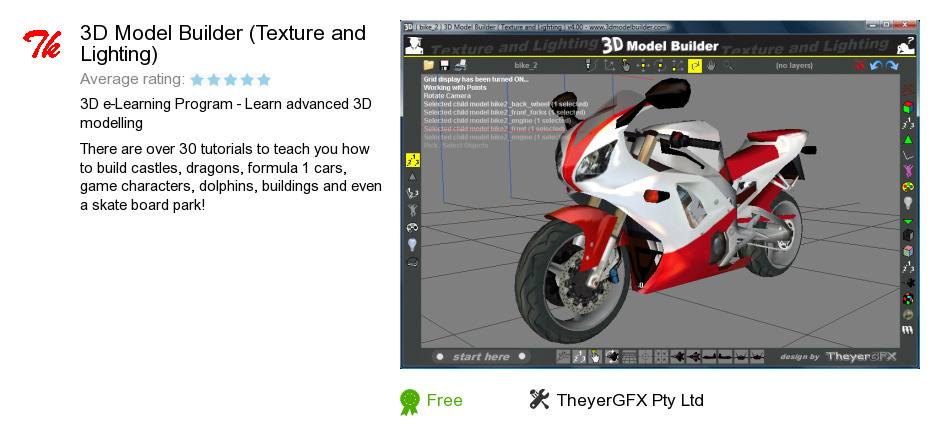 3D Model Builder (Texture and Lighting)
