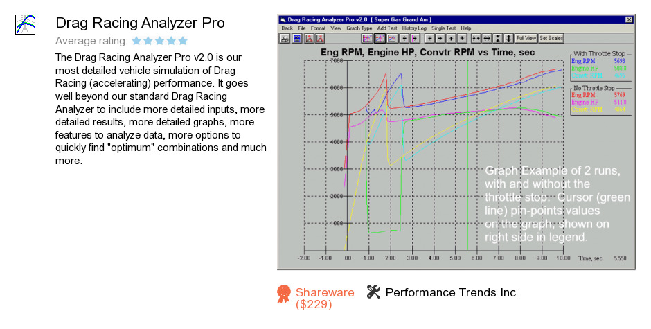 Drag Racing Analyzer Pro