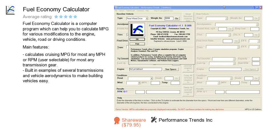 Fuel Economy Calculator