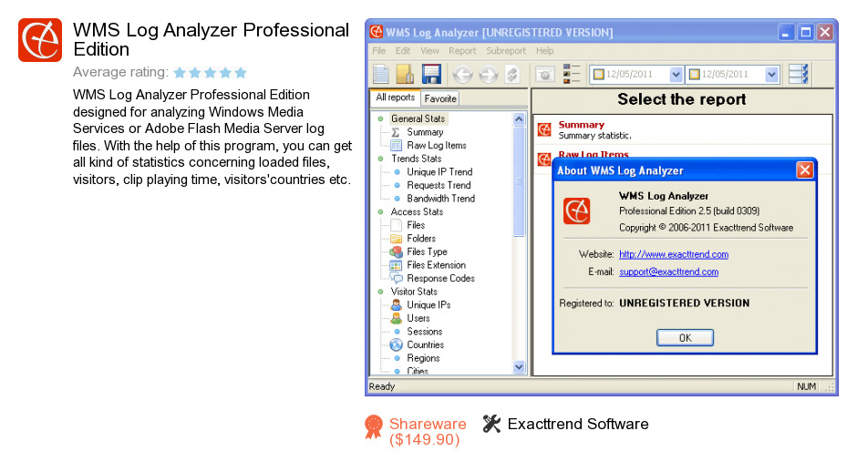 WMS Log Analyzer Professional Edition