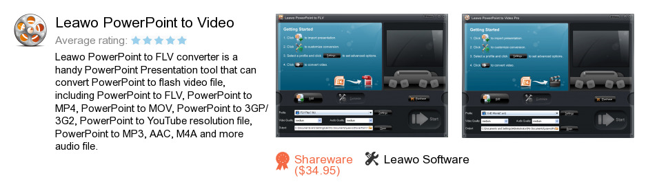Leawo PowerPoint to Video