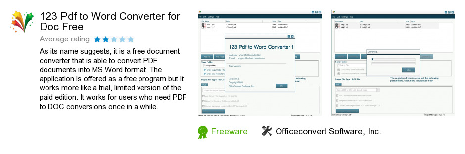 Free 123 Pdf to Word Converter for Doc Free Download: 9,676,940 bytes