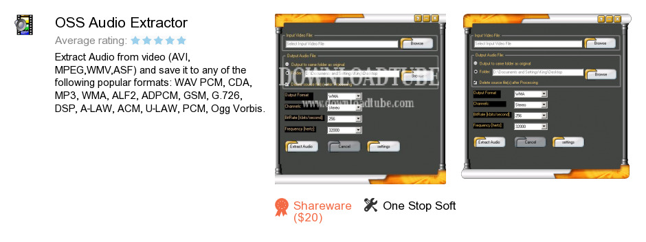 OSS Audio Extractor