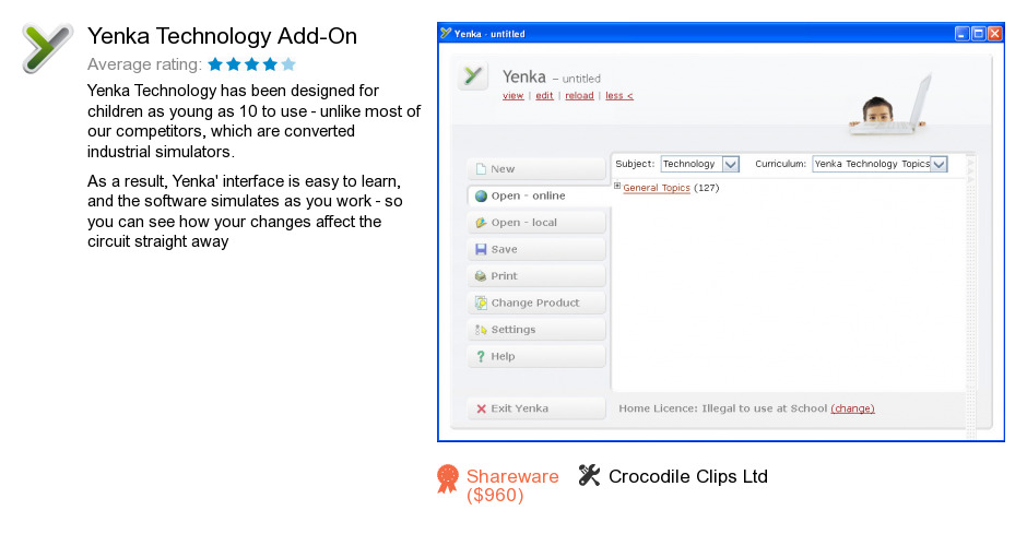 Yenka Technology Add-On