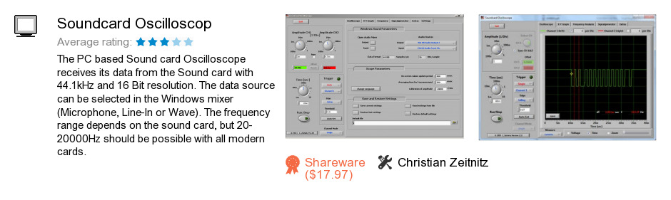 Soundcard Oscilloscop