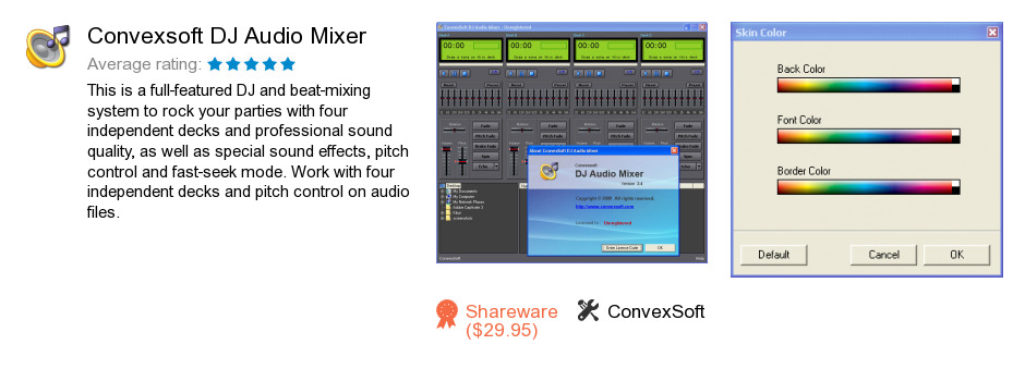Convexsoft DJ Audio Mixer