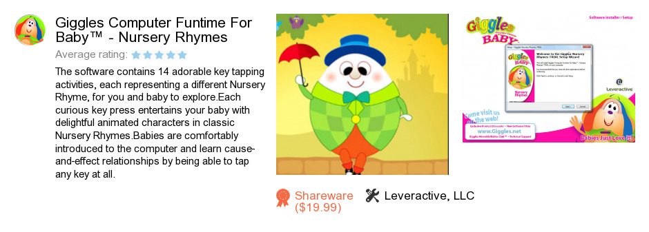Giggles Computer Funtime For Baby™ - Nursery Rhymes