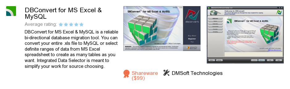 DBConvert for MS Excel & MySQL