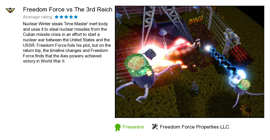 Freedom Force vs The 3rd Reich