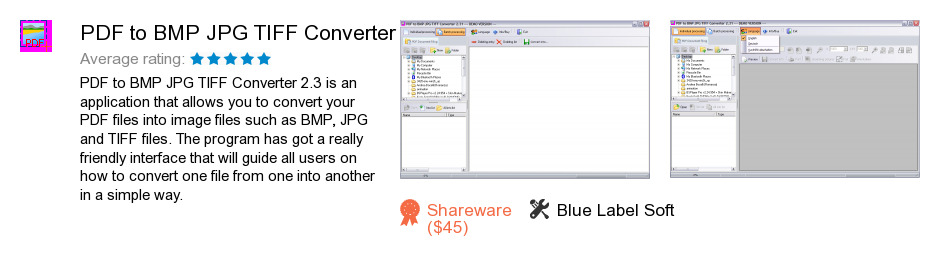 PDF to BMP JPG TIFF Converter