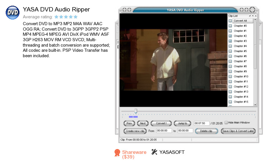 YASA DVD Audio Ripper