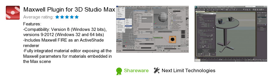 Maxwell Plugin for 3D Studio Max