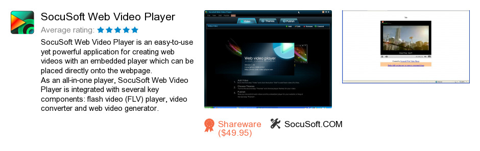 SocuSoft Web Video Player