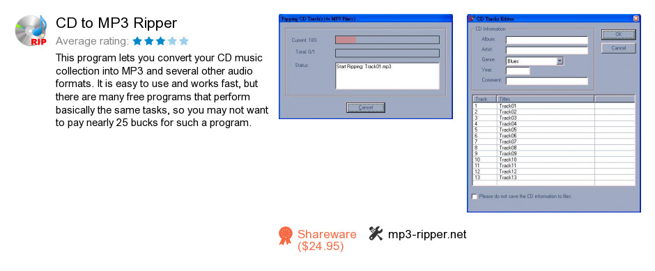 CD to MP3 Ripper
