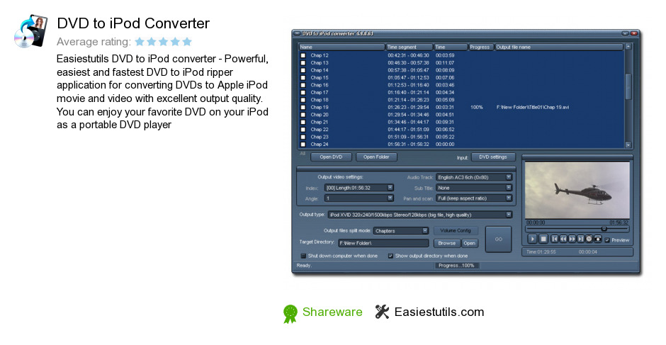 DVD to iPod Converter