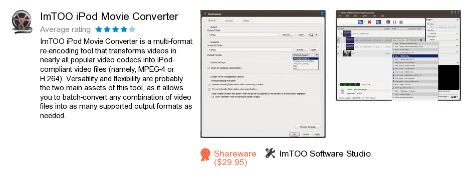 ImTOO iPod Movie Converter