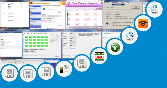 Software collection for Gateway Social Network