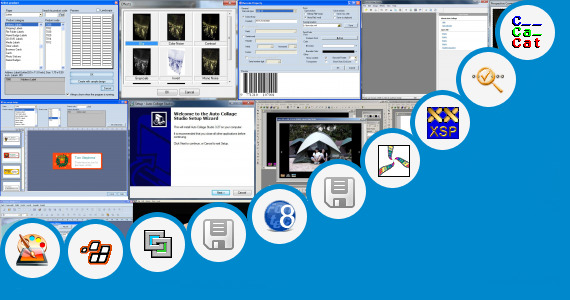 Software collection for Screen Beans Clipart