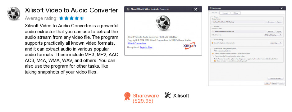 Xilisoft Video to Audio Converter